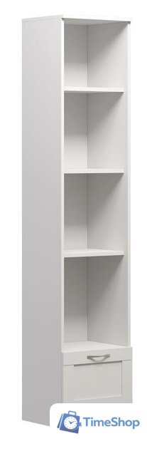 Стеллаж Mio Tesoro Сириус 1 ящик 39x190 2.02.07.130.1 (белый) - Изображение №1 — Интернет-магазин Time-Shop