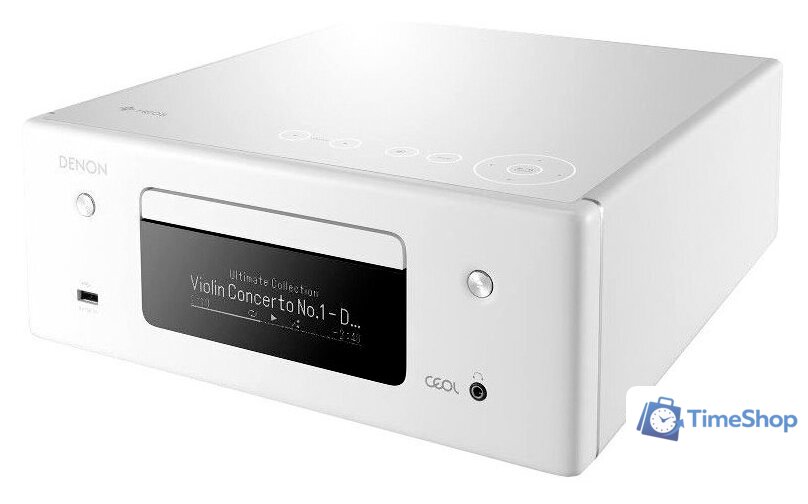 Сетевой CD-ресивер Denon RCD-N10 (белый) - Изображение №2 — Интернет-магазин Time-Shop