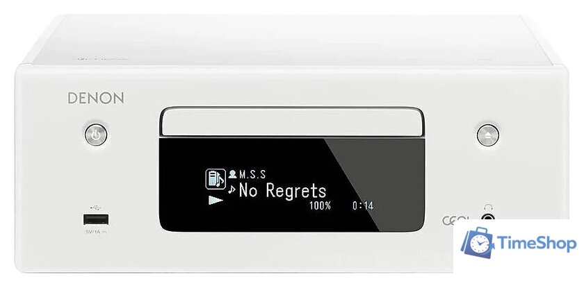 Сетевой CD-ресивер Denon RCD-N10 (белый) - Изображение №1 — Интернет-магазин Time-Shop