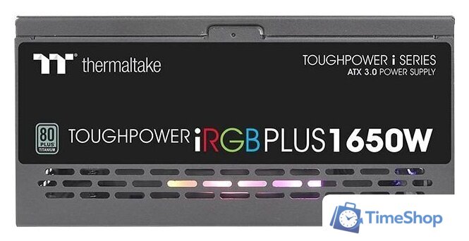 Блок питания Thermaltake Toughpower iRGB Plus 1650W Titanium TT Premium Edition PS-TPI-1650F3FDTE-1 - Изображение №4 — Интернет-магазин Time-Shop