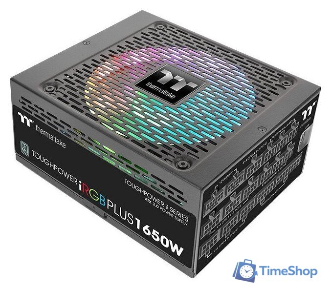 Блок питания Thermaltake Toughpower iRGB Plus 1650W Titanium TT Premium Edition PS-TPI-1650F3FDTE-1 - Изображение №1 — Интернет-магазин Time-Shop