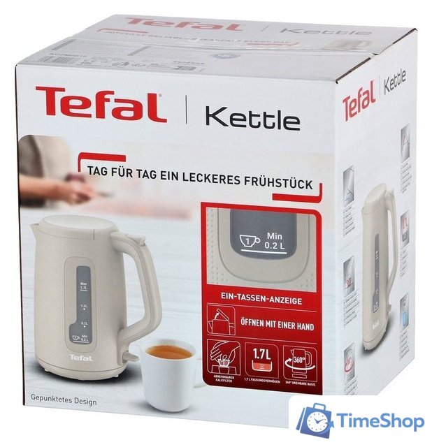 Электрический чайник Tefal Morning Fair Grey KO2M0B10 - Изображение №5 — Интернет-магазин Time-Shop