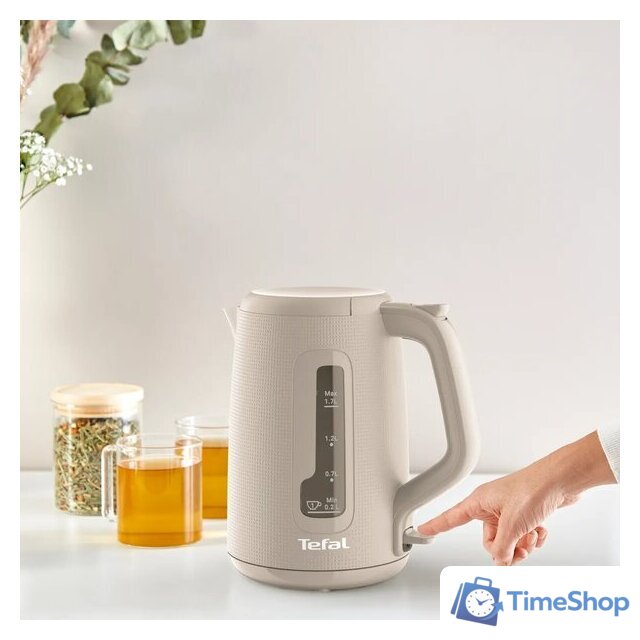 Электрический чайник Tefal Morning Fair Grey KO2M0B10 - Изображение №3 — Интернет-магазин Time-Shop