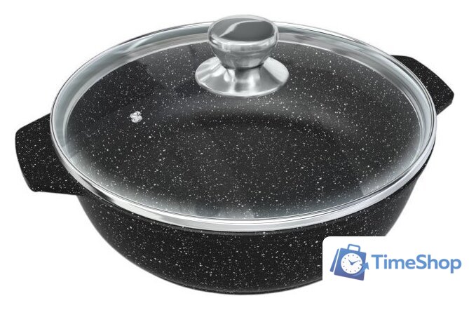 Жаровня Нева металл посуда (НМП) Гранит L186540i - Изображение №1 — Интернет-магазин Time-Shop