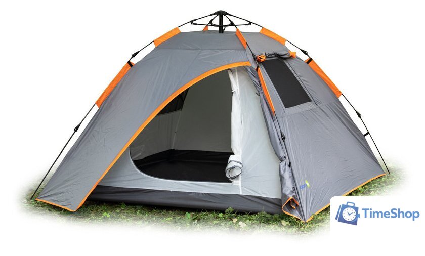 Треккинговая палатка Sundays ZC-TT036-3P v2 (темно-серый/желтый) - Изображение №1 — Интернет-магазин Time-Shop