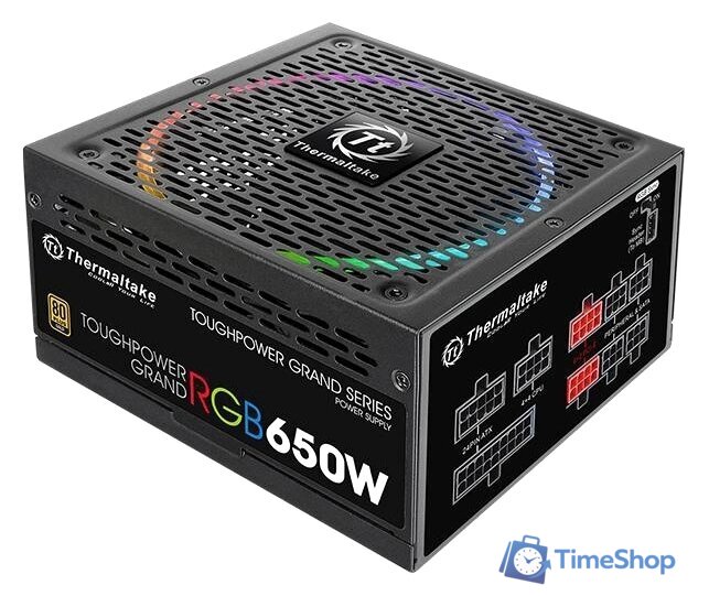 Блок питания Thermaltake Toughpower Grand RGB 650W Gold (RGB Sync Edition) - Изображение №1 — Интернет-магазин Time-Shop