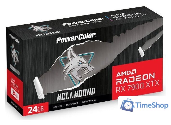Видеокарта PowerColor Hellhound AMD Radeon RX 7900 XTX 24GB GDDR6 RX 7900 XTX 24G-L/OC - Изображение №3 — Интернет-магазин Time-Shop