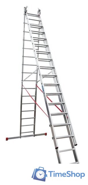 Лестница-стремянка Новая высота NV 523 трёхсекционная индустриальная 3x16 ступеней - Изображение №5 — Интернет-магазин Time-Shop