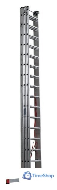 Лестница-стремянка Новая высота NV 523 трёхсекционная индустриальная 3x16 ступеней - Изображение №3 — Интернет-магазин Time-Shop