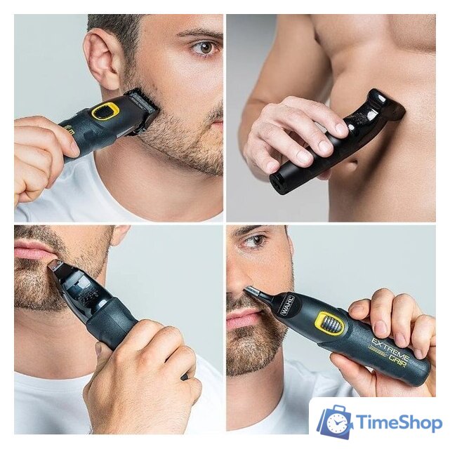 Триммер для бороды и усов Wahl 09893.0460 Extreme Grip - Изображение №11 — Интернет-магазин Time-Shop