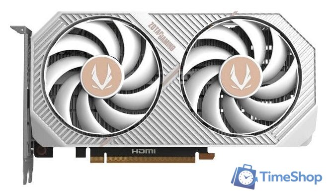 Видеокарта ZOTAC Gaming GeForce RTX 5050 Twin Edge OC White Edition ZT-B50500Q-10M - Изображение №1 — Интернет-магазин Time-Shop