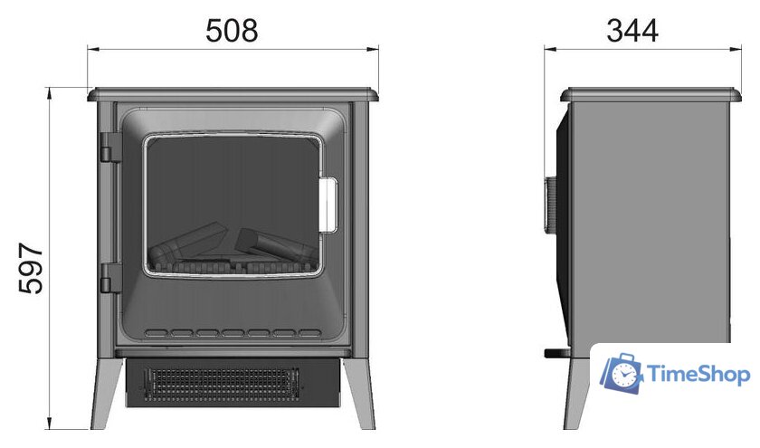 Электрокамин Dimplex Lucia Optiflame Electric Stove LUC20 - Изображение №5 — Интернет-магазин Time-Shop