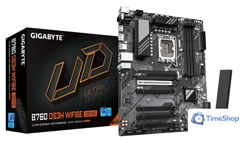 Материнская плата Gigabyte B760 DS3H WiFi Gen5 - Изображение №4 — Интернет-магазин Time-Shop