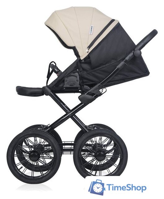 Универсальная коляска Riko Montana Ecco Prestige (2 в 1, 15/бежевый) - Изображение №4 — Интернет-магазин Time-Shop