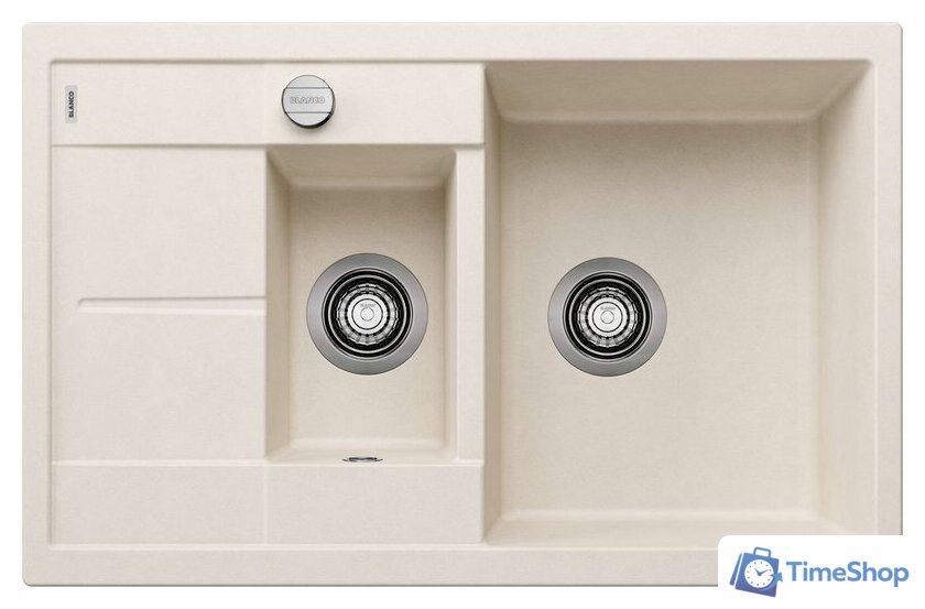 Кухонная мойка Blanco Metra 6 S Compact 527114 (мягкий белый) - Изображение №1 — Интернет-магазин Time-Shop