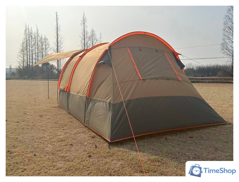 Кемпинговая палатка LanYu 1125 (коричневый/желтовато-коричневый/оранжевый) - Изображение №5 — Интернет-магазин Time-Shop