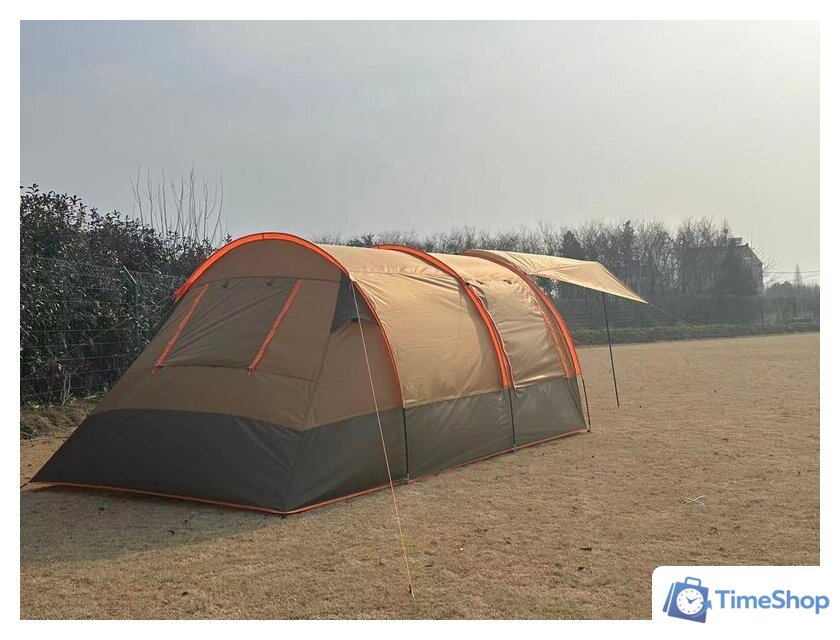 Кемпинговая палатка LanYu 1125 (коричневый/желтовато-коричневый/оранжевый) - Изображение №9 — Интернет-магазин Time-Shop