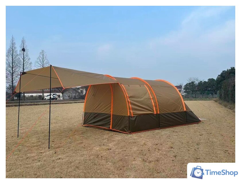 Кемпинговая палатка LanYu 1125 (коричневый/желтовато-коричневый/оранжевый) - Изображение №2 — Интернет-магазин Time-Shop