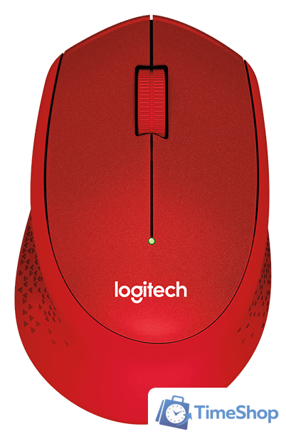 Мышь Logitech M330 Silent Plus (красный) - Изображение №1 — Интернет-магазин Time-Shop