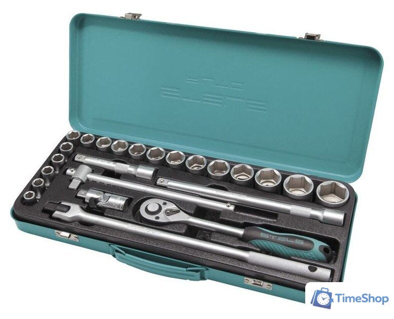 Универсальный набор инструментов Stels 13578 (24 предмета) - Изображение №1 — Интернет-магазин Time-Shop