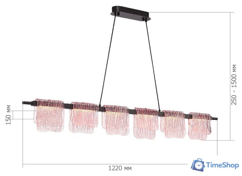 Подвесная люстра ST Luce SL6021.403.36 - Изображение №5 — Интернет-магазин Time-Shop