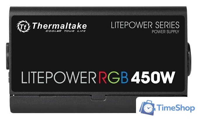 Блок питания Thermaltake Litepower RGB 450W LTP-450AL2NK - Изображение №2 — Интернет-магазин Time-Shop