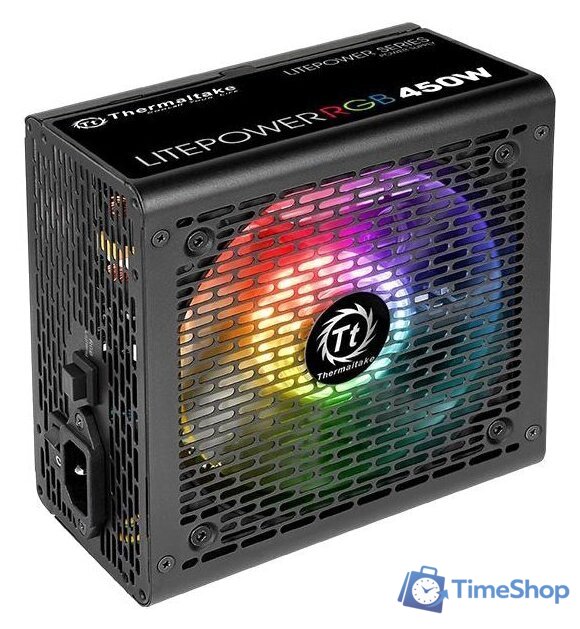 Блок питания Thermaltake Litepower RGB 450W LTP-450AL2NK - Изображение №4 — Интернет-магазин Time-Shop