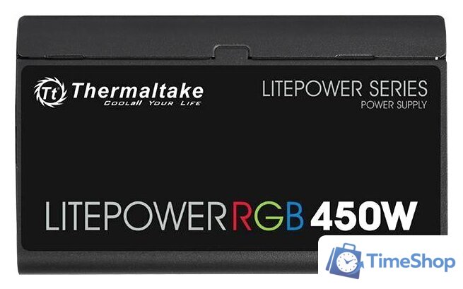 Блок питания Thermaltake Litepower RGB 450W LTP-450AL2NK - Изображение №6 — Интернет-магазин Time-Shop