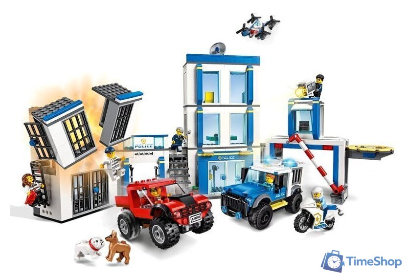 Конструктор LEGO City 60246 Полицейский участок - Изображение №4 — Интернет-магазин Time-Shop