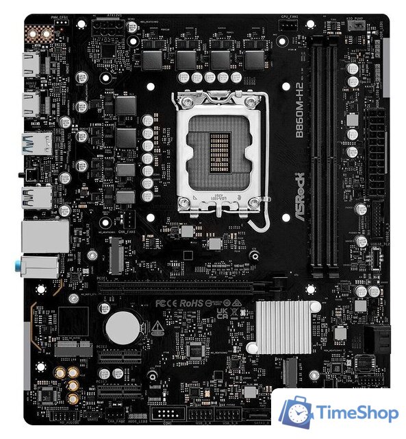 Материнская плата ASRock B860M-H2 - Изображение №1 — Интернет-магазин Time-Shop