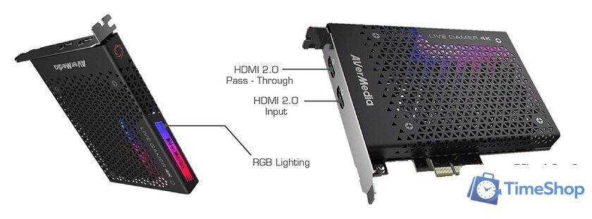 Карта видеозахвата AverMedia Live Gamer 4K GC573 - Изображение №4 — Интернет-магазин Time-Shop