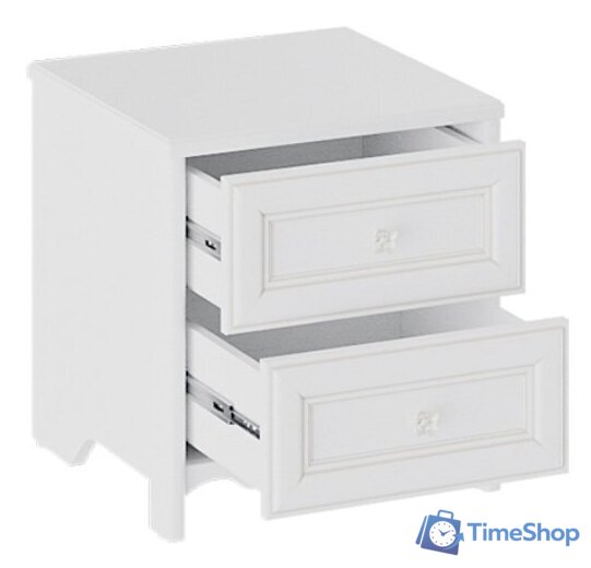 Тумба Трия Франческа ТД 312.03.01 с 2 ящиками (дуб седан) - Изображение №2 — Интернет-магазин Time-Shop