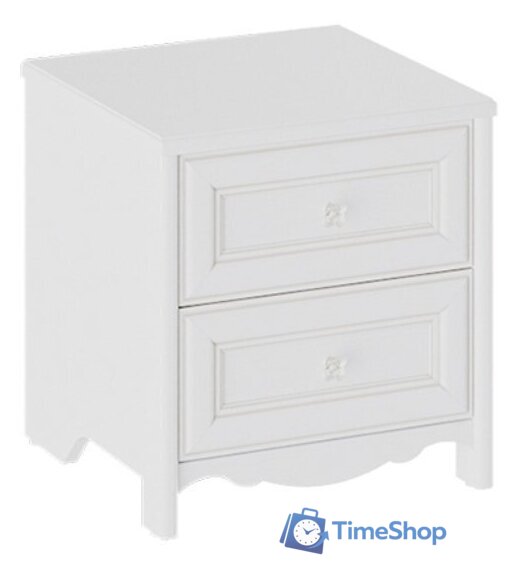 Тумба Трия Франческа ТД 312.03.01 с 2 ящиками (дуб седан) - Изображение №1 — Интернет-магазин Time-Shop