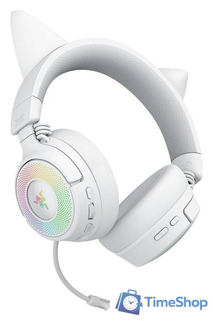 Наушники Razer Kraken Kitty V3 Pro (белый) - Изображение №6 — Интернет-магазин Time-Shop