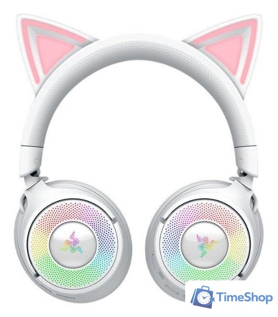 Наушники Razer Kraken Kitty V3 Pro (белый) - Изображение №4 — Интернет-магазин Time-Shop