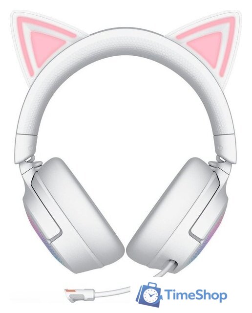 Наушники Razer Kraken Kitty V3 Pro (белый) - Изображение №3 — Интернет-магазин Time-Shop