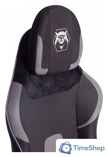 Игровое (геймерское) кресло TetChair iBear (ткань черный/серый) - Изображение №12 — Интернет-магазин Time-Shop