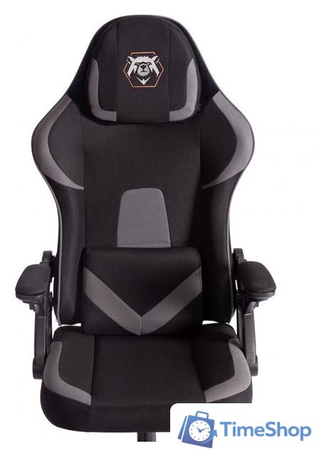 Игровое (геймерское) кресло TetChair iBear (ткань черный/серый) - Изображение №8 — Интернет-магазин Time-Shop