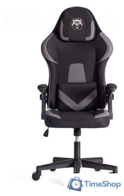 Игровое (геймерское) кресло TetChair iBear (ткань черный/серый) - Изображение №21 — Интернет-магазин Time-Shop