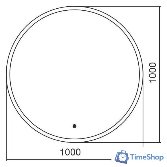  Silver Mirrors Зеркало Monaco Gold D100 LED-00002767 - Изображение №2 — Интернет-магазин Time-Shop