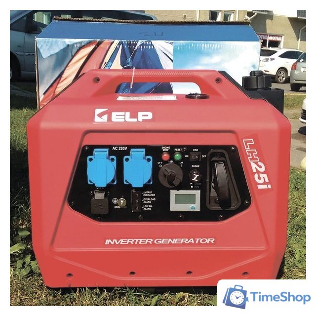Бензиновый генератор ELP LH25i (красный) - Изображение №3 — Интернет-магазин Time-Shop