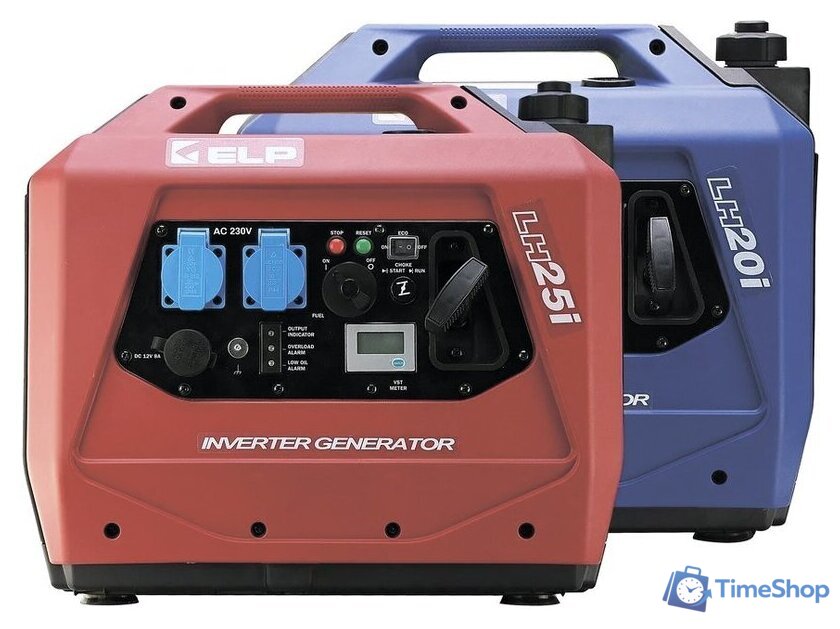 Бензиновый генератор ELP LH25i (красный) - Изображение №2 — Интернет-магазин Time-Shop