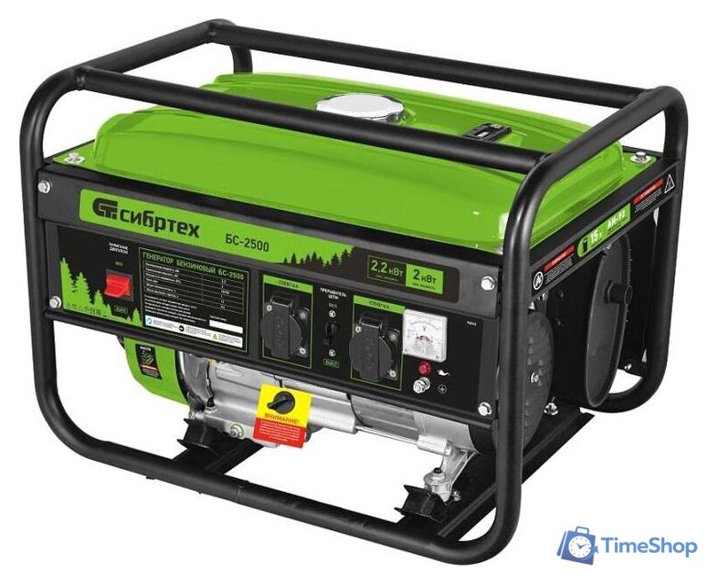 Бензиновый генератор СибрТех БС-2500 - Изображение №1 — Интернет-магазин Time-Shop