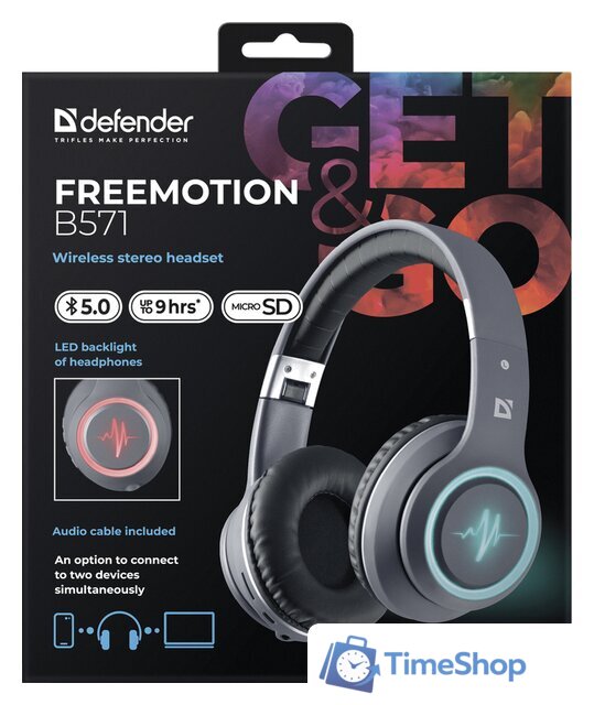 Наушники Defender FreeMotion B571 - Изображение №9 — Интернет-магазин Time-Shop