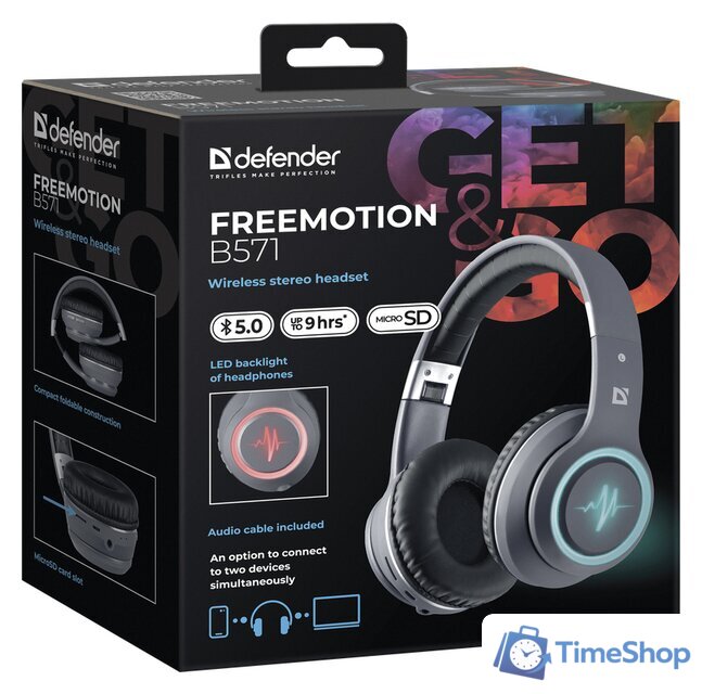 Наушники Defender FreeMotion B571 - Изображение №8 — Интернет-магазин Time-Shop