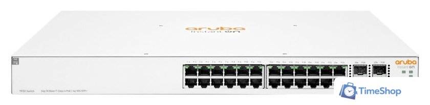 Управляемый коммутатор 2-го уровня Aruba Instant On 1930 24G Class4 PoE 4SFP/SFP+ 195W JL683B - Изображение №1 — Интернет-магазин Time-Shop