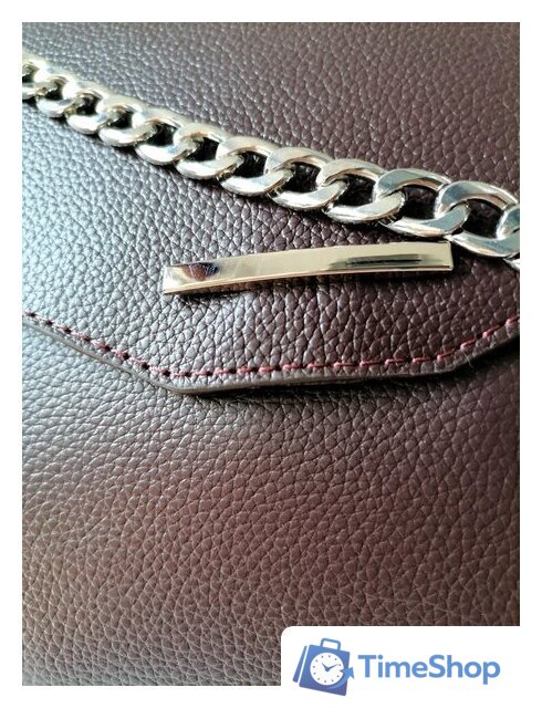 Женская сумка Souffle 313 3130110 (бордовый доллар) - Изображение №4 — Интернет-магазин Time-Shop