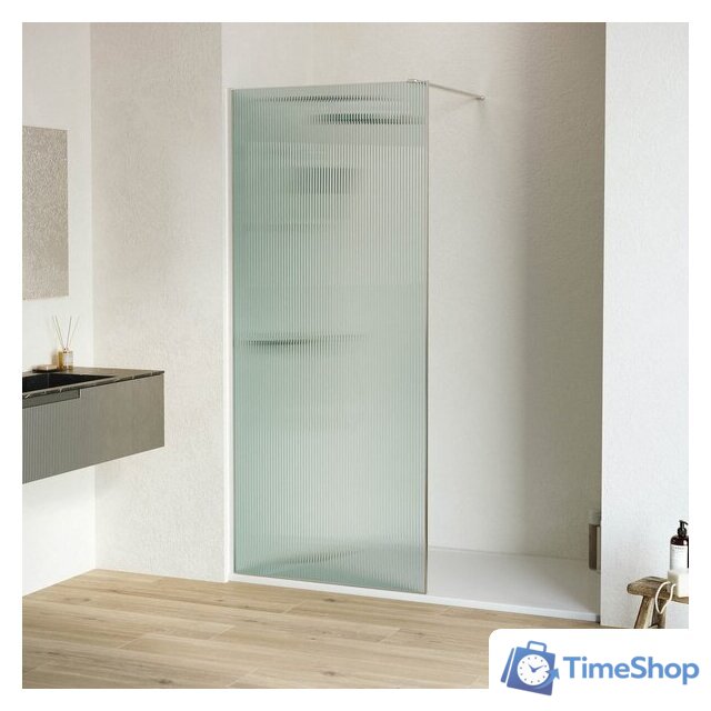 Душевая стенка RGW WA-08 06100806-151 60 (хром/ребристое стекло) - Изображение №1 — Интернет-магазин Time-Shop