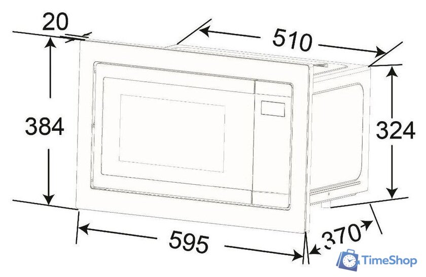 Микроволновая печь Haier HMX-BTG259LX - Изображение №6 — Интернет-магазин Time-Shop