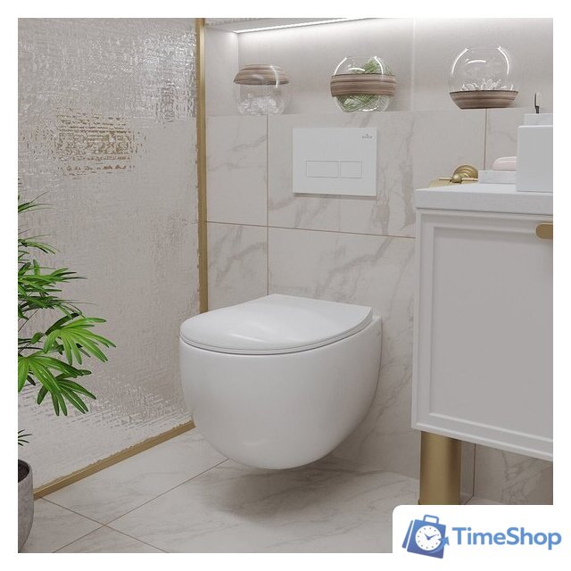 Унитаз подвесной Roxen EGG 530170-01 Rimless Soft Close NC - Изображение №4 — Интернет-магазин Time-Shop